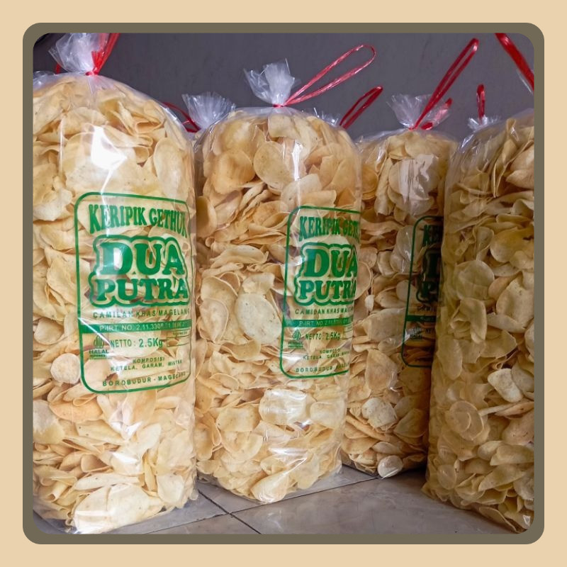 

Keripik Getuk Asli Magelang Gurih Asin 1kg