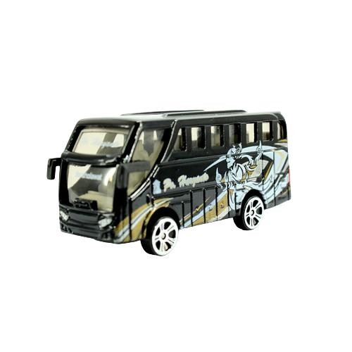 MAXX Mainan Mobil Bus Travel Wisata Indonesia Diecast RS Roll Speed 1:64 Bus PO Haryanto Made In Ind