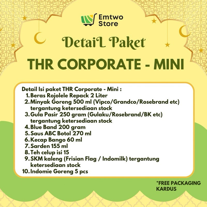 

TERLARIS Paket Sembako THR Corporate - Mini