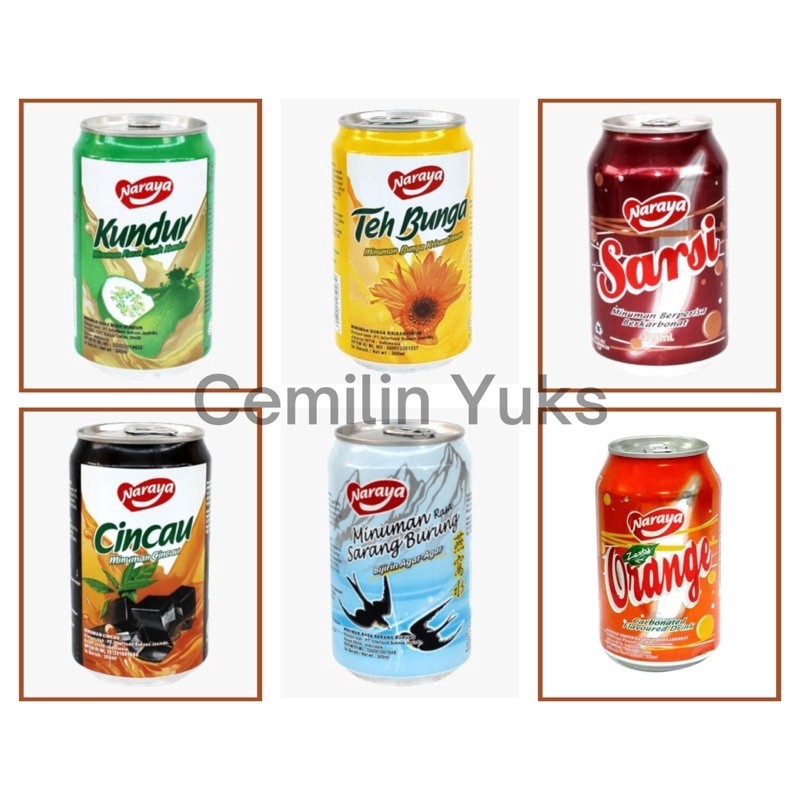 

Naraya Minuman Kaleng Chrysanthemum Teh Bunga Minuman Cincau Minuman Kundur Minuman Sarsi