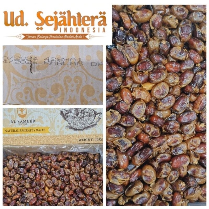 

WADAindashopKurma khalas atau kholas shamira isi 10kg Produksi oktober 2024