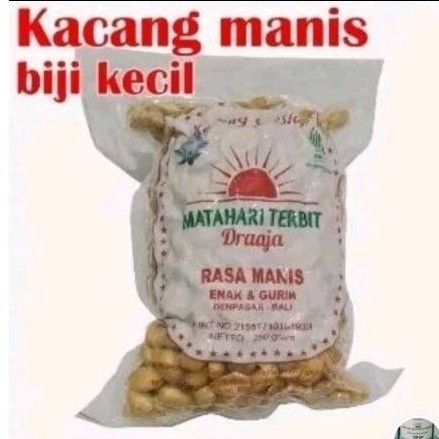 

Kacang Matahari Terbit Rasa Manis Ukuran 250 gram