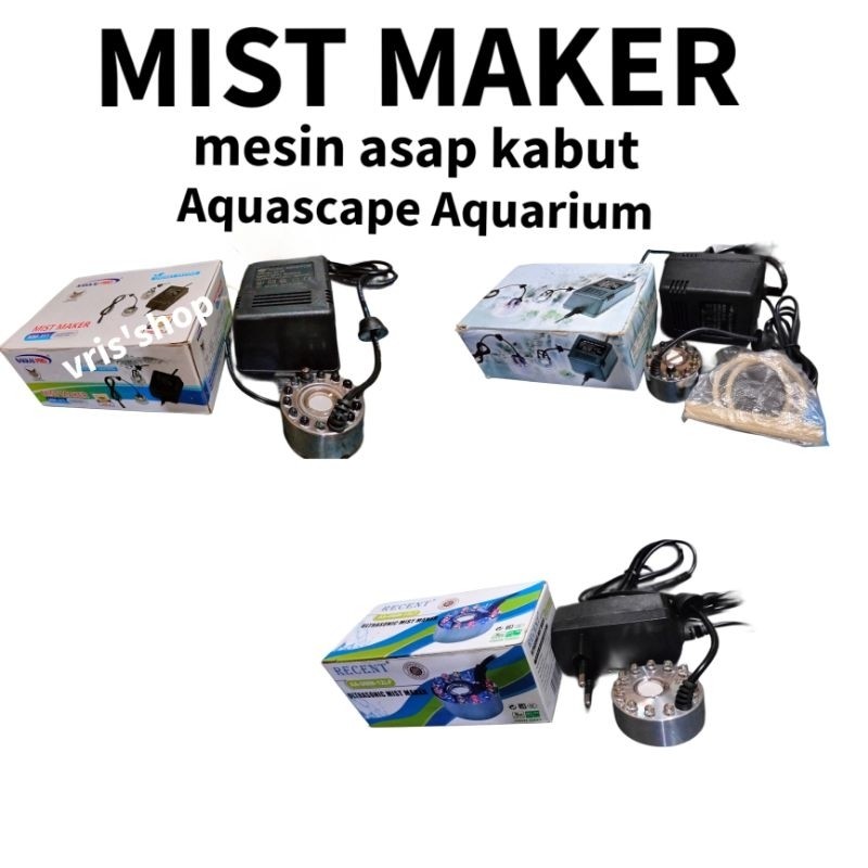 mist maker mesin pembuat asap kabut aquascape aquarium