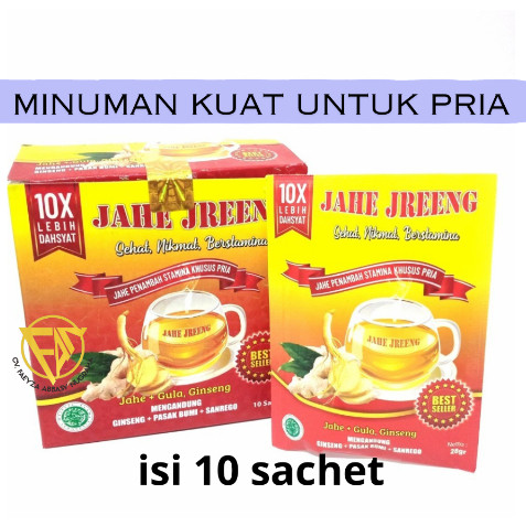 Minuman Stamina Pria Jahe Jrengg-g isi 10 Sachet Minuman Stamina Pria