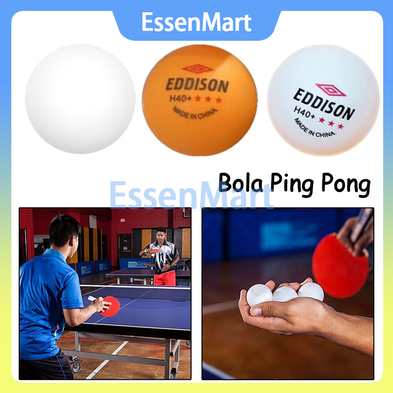 Bola Pingpong BINTANG 3/5 / Bola Tenis Meja Plastik ABS / Bola Pingpong