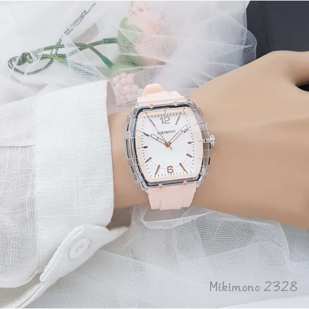 Terbaru  Jam Tangan Wanita Mikimono Analog Original Watch 2328 Free Box & Baterai Cadangan
