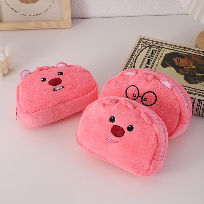 

Kotak Pensil Boneka Bulu Make Up Pouch LOOPY LOOPY PENCIL CASE Edition Gwiyeo Pencil Case Stationery