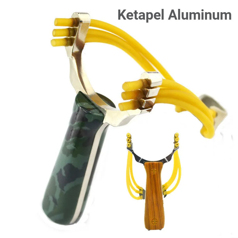 Ketapel Aluminium Katapel Berburu Slingshot Aluminium Alloy - COD