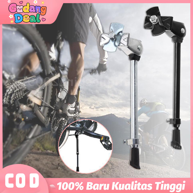 Standar Tengah Sepeda Standar Sepeda Gunung Bahan Alloy Adjustable Kickstand Sepeda
