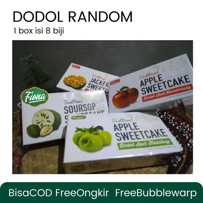 

Dodol Apel Manalagi Nangka Sirsak 1pack 8pcs Buah - Random
