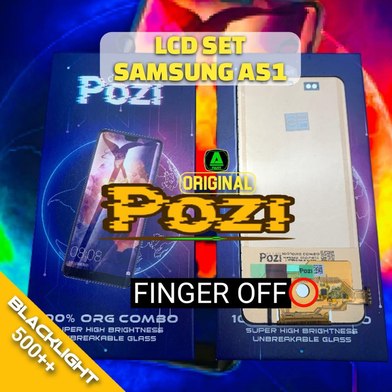 LCD TOUCHSCREEN SAMSUNG A51 / A515 / A515F FINGER OFF ORIGINAL POZI