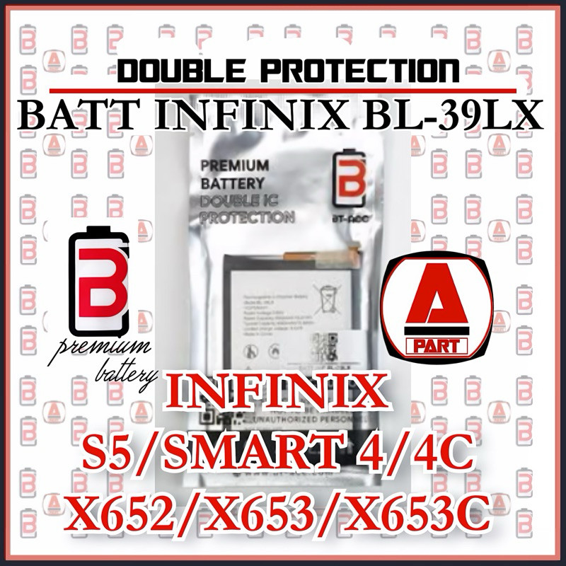 BATERAI INFINIX S5 / SMART 4 / 4C / X652 / X653 / X653C BL-39LX