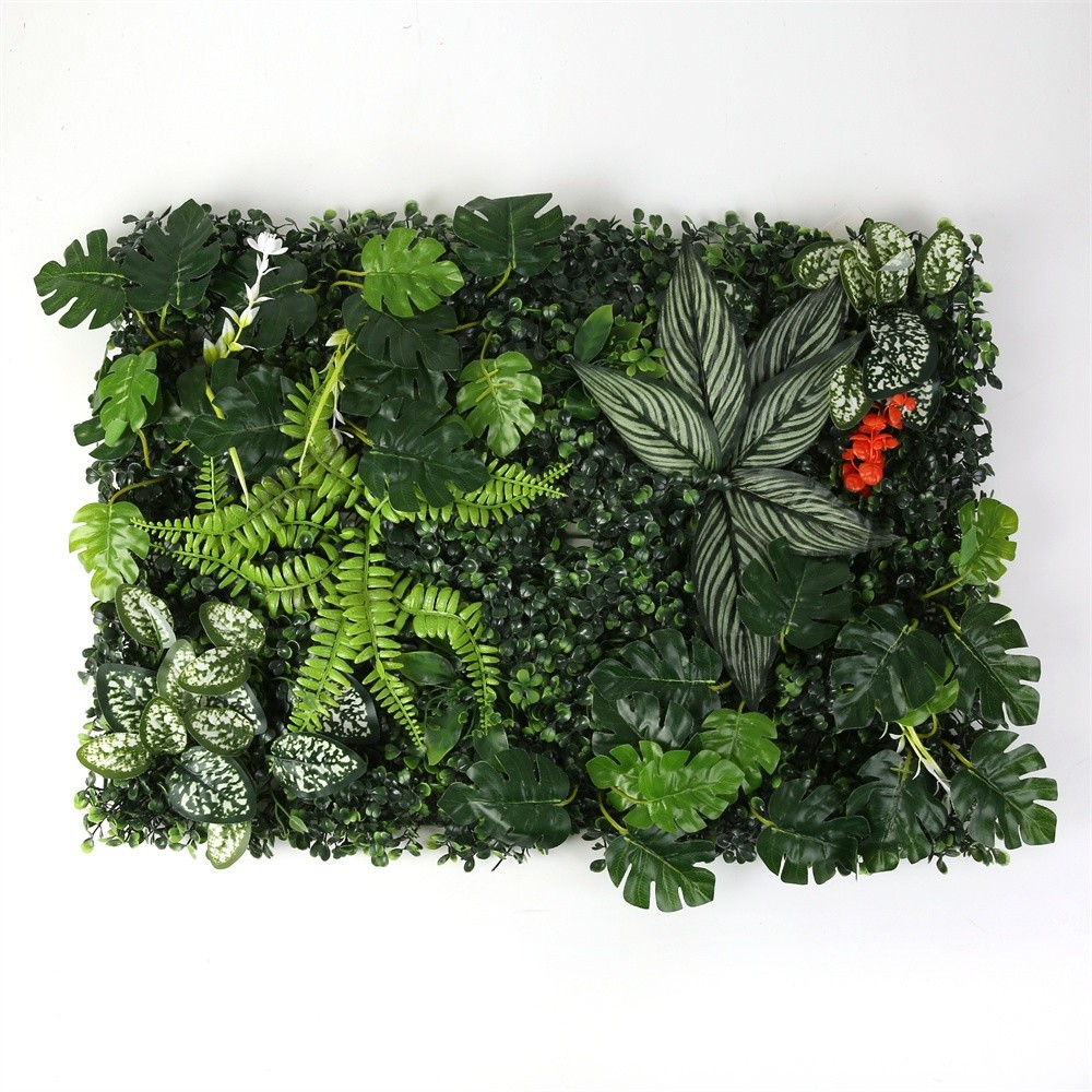 Daun Sintesis Premium Hias Ornamen Dekorasi Rumah Pagar Dinding Roll  Rumput Buatan Plastik