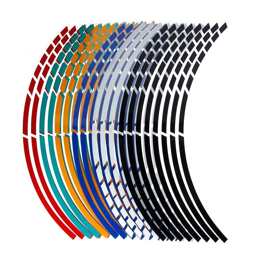

17"18" Wheel Sticker Reflective Rim Stripe Tape Car Wheel Tire Stickers Bike Motorcycle Stickers for Honda Kawasaki Z750 Z800