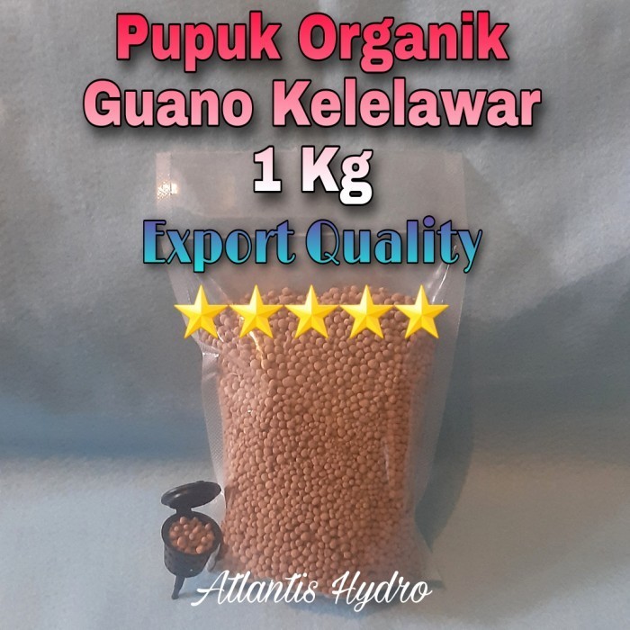 Pupuk Organik Guano / Pupuk Guano Kelelawar ( Kemasan 1Kg ) MURAH 