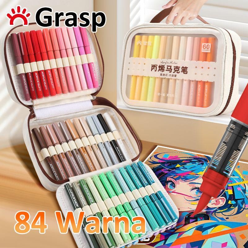 

Grasp Acrylic Softhead Mark Pen Portable Set Pen Watercolor