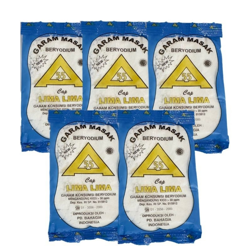 

Garam Halus Cap 55 Garam Yodium 100 Gram