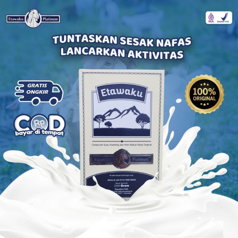 

Etawaku Platinum Asli Original Susu Asli Kambing Etawa Untuk Atasi Pernafasan Terbaik