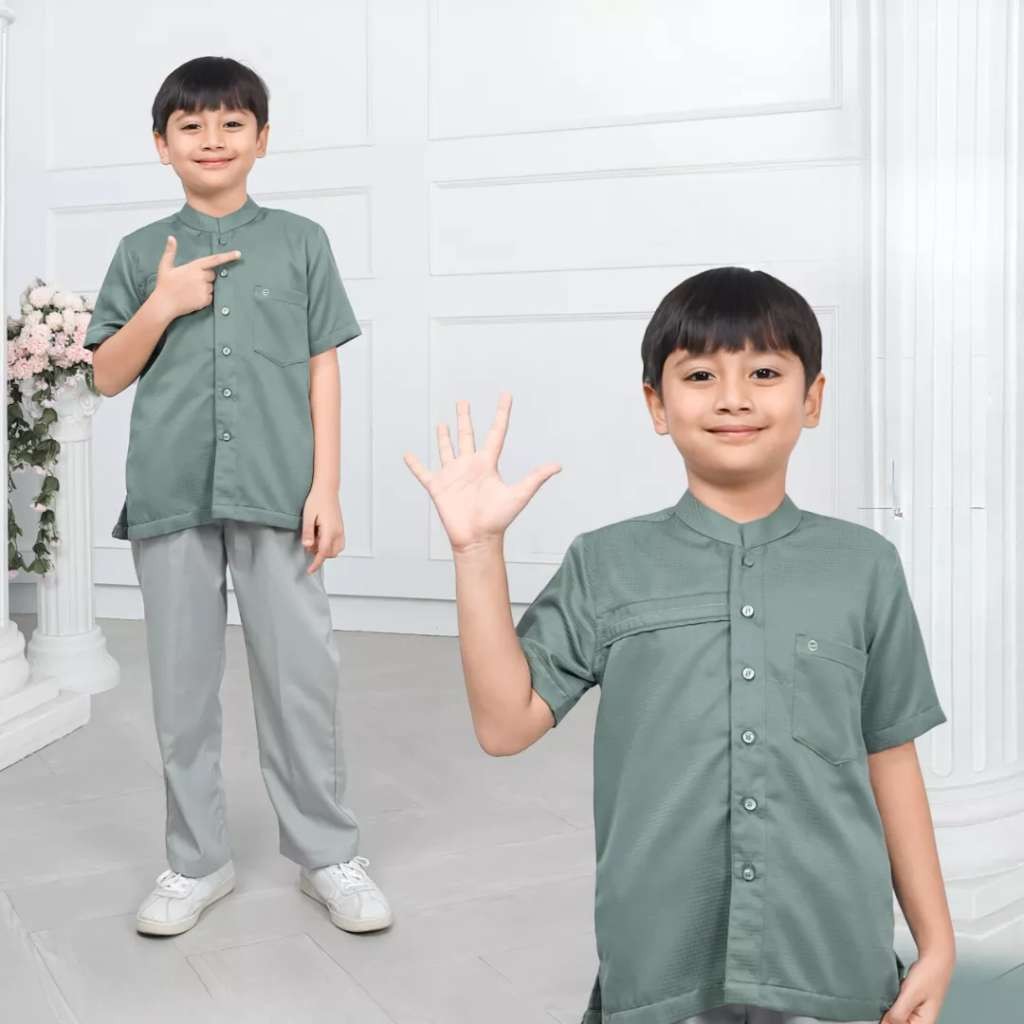 ETHICA KOKO ANAK KAHFI KIDS  218 MINT GREEN