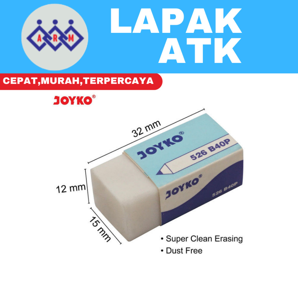 

PENGHAPUS PENSIL JOYKO / PENGHAPUS KECIL JOYKO + Best Seller