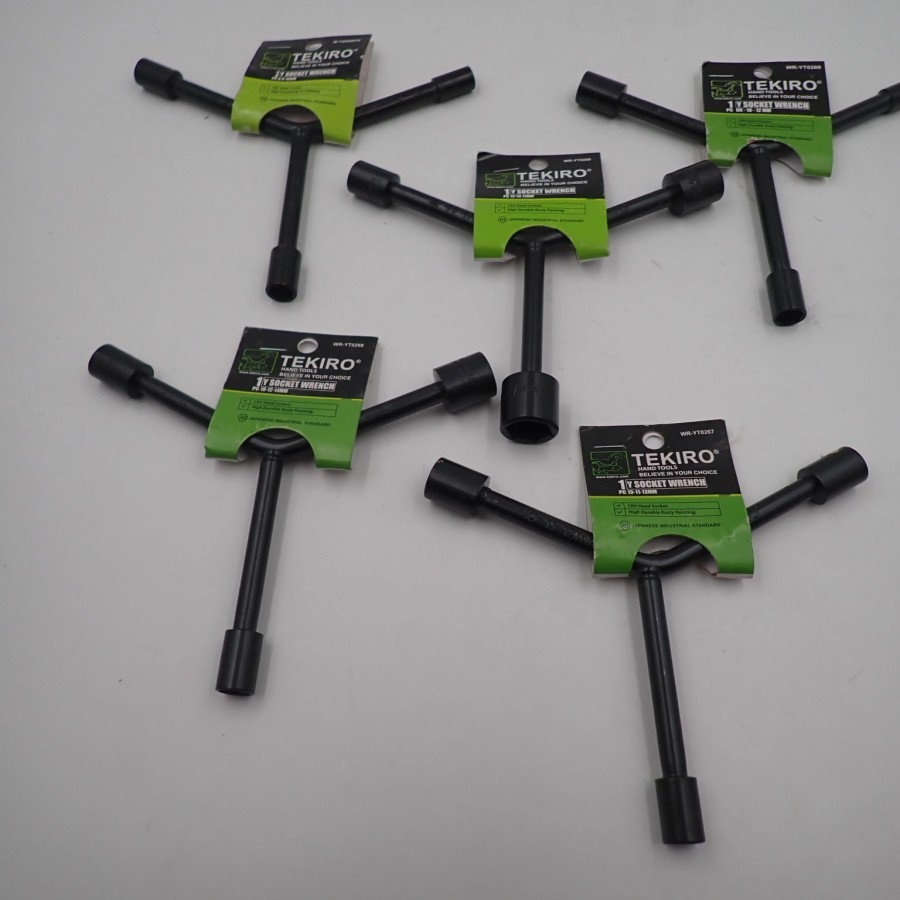 

100% FLASH SALE - KELAS TEKIRO Kunci Sock Y 8 10 12 Kunci Y 10- 12 14 Alat Perkakas Kunci Sock Y 12 14 17mm yang ready YUKIDO MURAH