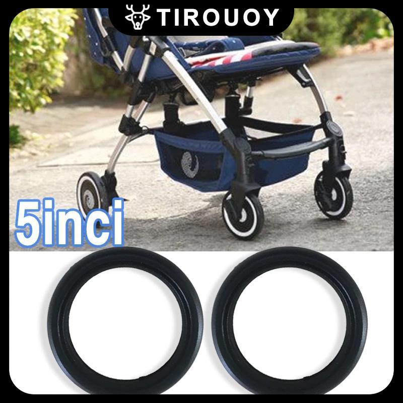 Karet roda stroller bayi 5Inch /roda stroller bayi depan/ban stroller bayi/sparepart roda stroller/r