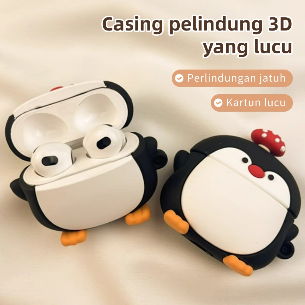Pods Air Air Pods Air Pods 1 2 3 Earphone Kartun Motif Silikon Pelindung Air