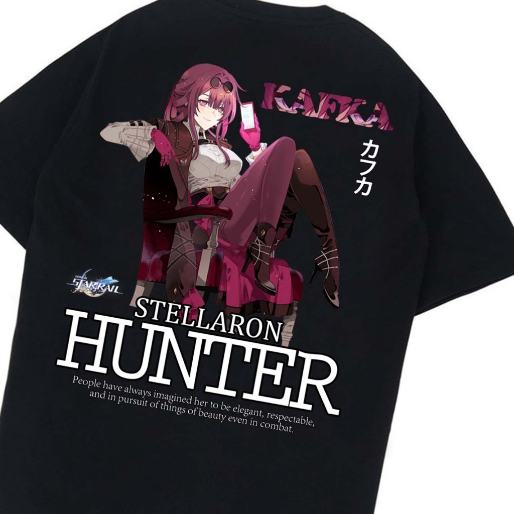 KAOS KAFKA HONKAI STAR RAIL - KAOS DISTRO PRIA & WANITA ANIME & GAME DESIGN HONKAI STAR RAIL KAFKA