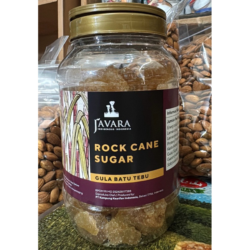 

Javara Rock Cane Sugar - Gula Batu Alami 1kg