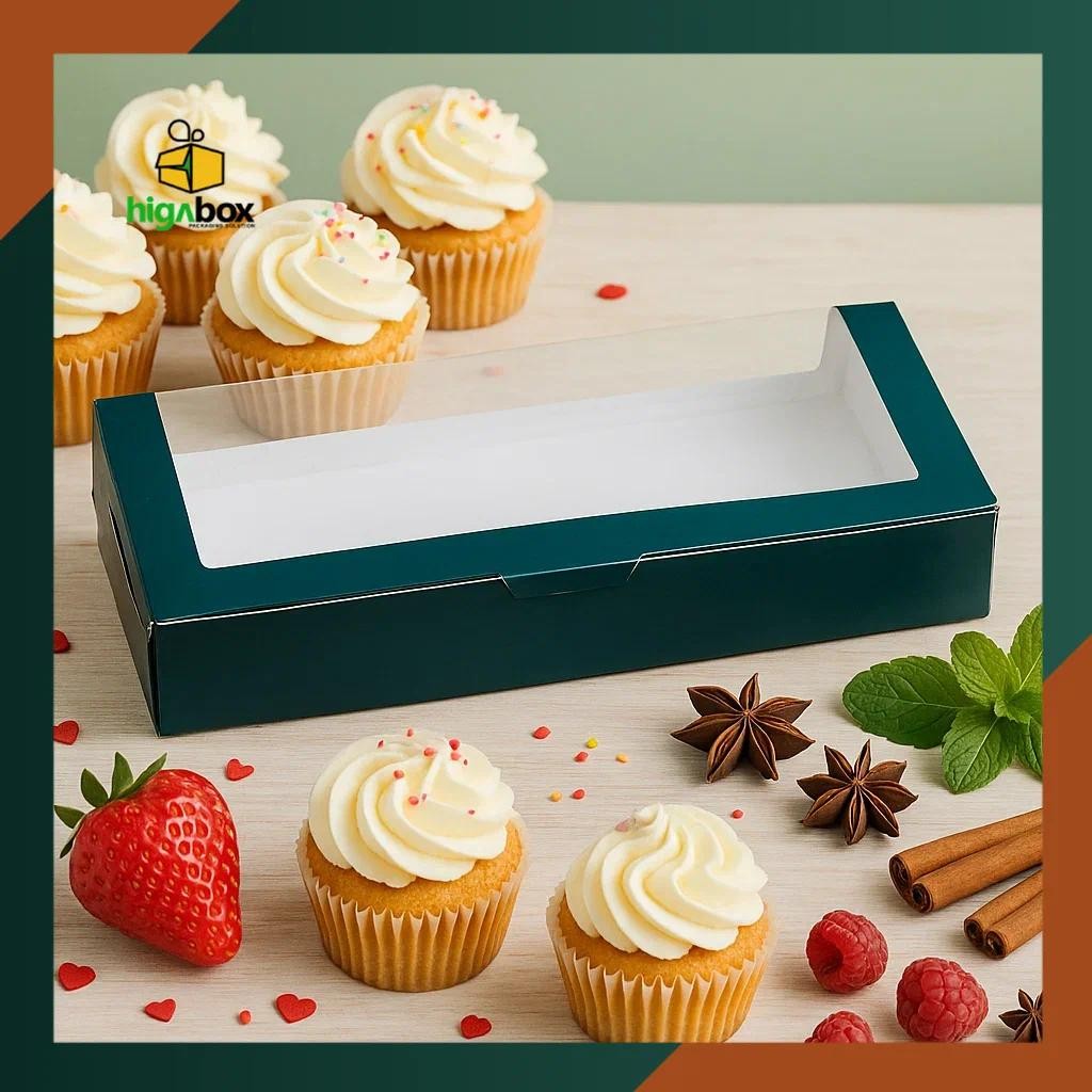 

Box Kue 26 x 12 x 5 cm / Kotak Brownies / Box Donat / Dus Bolen / Box Brownies / Kotak Brownies / Kotak Kue Jendela Mika | HC06