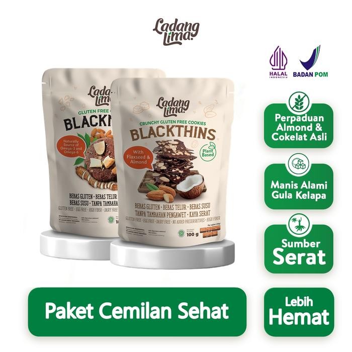 

Paket Cemilan Sehat Ladang Lima - Snack Cookies Cokelat Gluten Free Terlaris