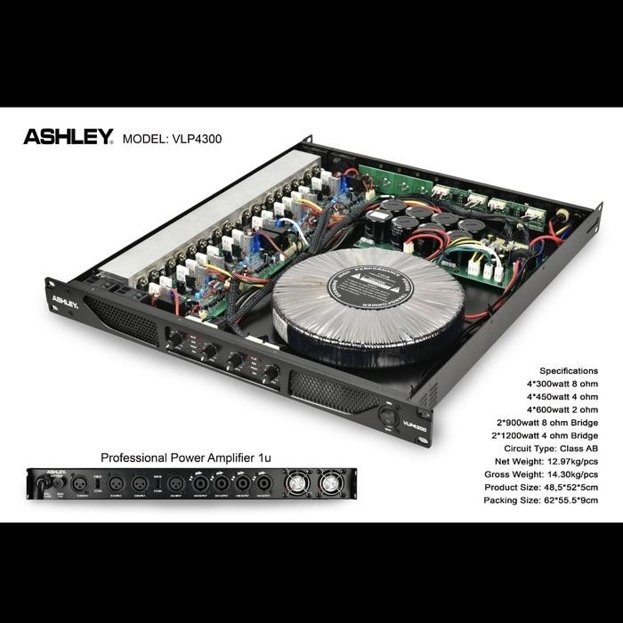 POWER AMPLI ASHLEY VLP 4300 / POWER AMPLI ASHLEY VLP4300