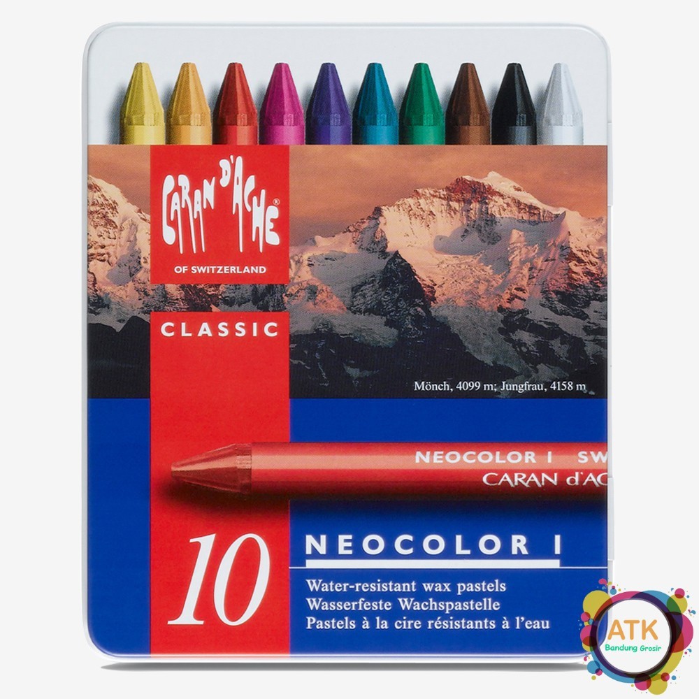 

CRAYON CARANDACHE NEOCOLOR I / 1 10 Warna