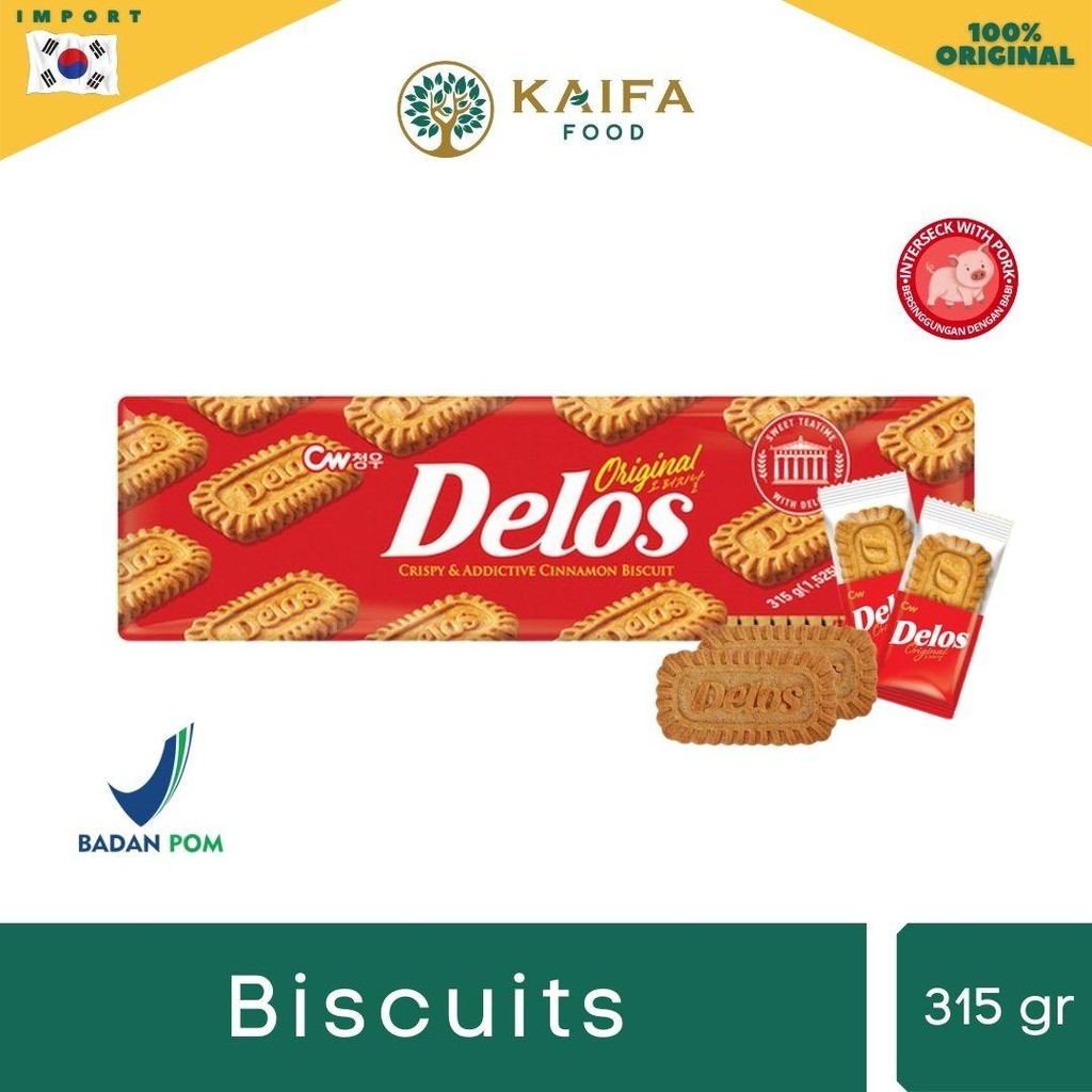 

CW Delos Biscuit - Biscuit khas Korea (NON HALAL)