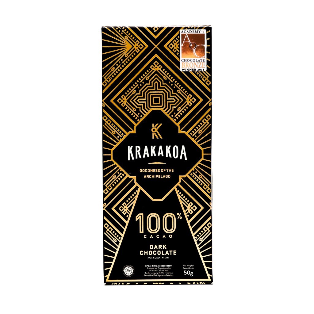 

Krakakoa Arenga 100% Dark Chocolate Aroma Alami Premium