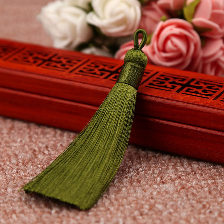 

5/10/20pcs 28 Color Mix 8 cm Colorful Cotton Silk Tassel Brush Charm Handmade Crafts Sati Tassel Pendant DIY jewelry Accessories