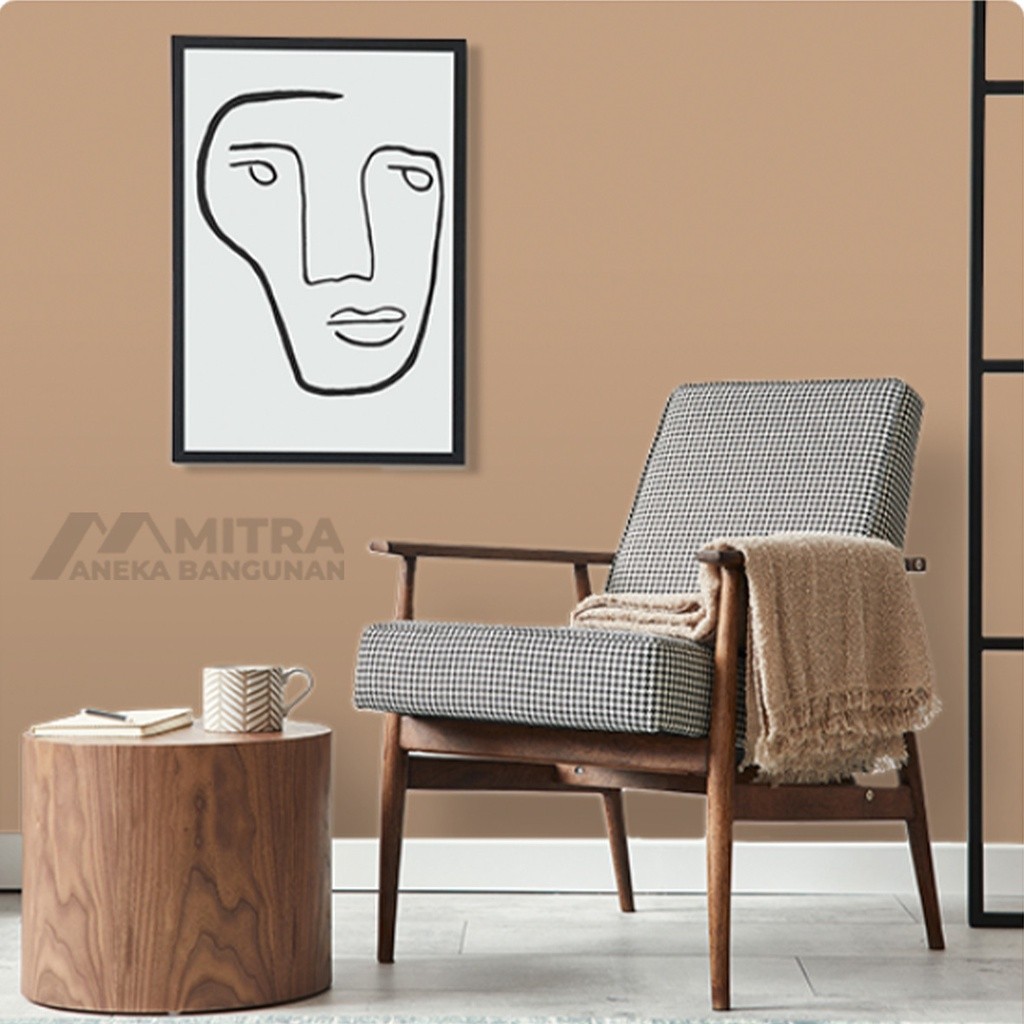 CAT TEMBOK NIPPON PAINT VINILEX 5 KG / EKSTERIOR INTERIOR / WARNA NATURAL CREME BEIGE COKLAT BROWN N