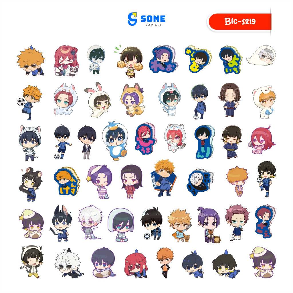 

Stiker Blue Lock Bluelock Vinyl Waterproof Stciker Anime Laptop Tumbler Koper Buku Jurnal