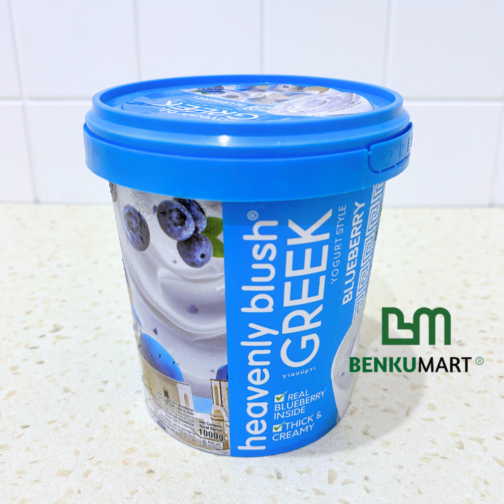 

Greek Yogurt Heavenly Blush BLUEBERRY 1000 gr / 1 L / 1 Kg