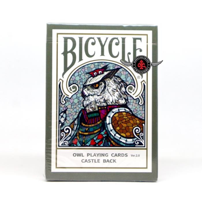Kartu Remi Bike Owl v2 Castle Back Playing Cards by Yasuyuki Honne