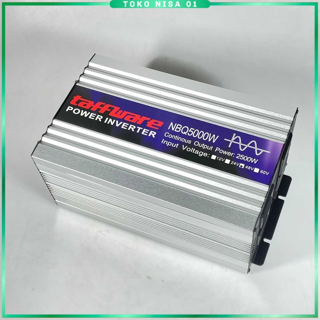 Taffware Power Inverter Mobil Pure Sine Wave DC 48V to AC 220V 5000W - NBQ5000W