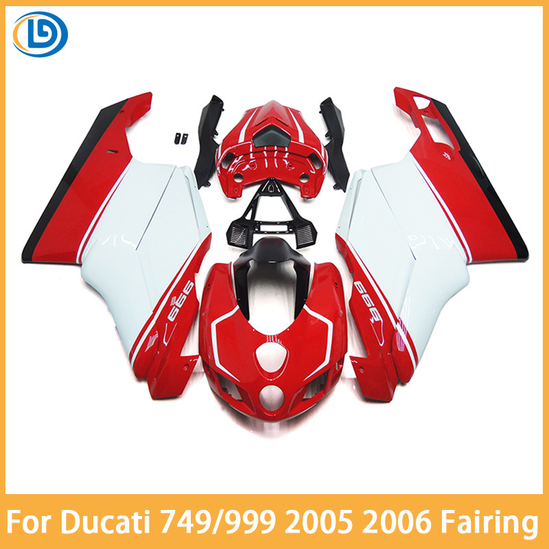 Motorcycle Fairing Fit For Ducati 749, 999 2005 2006 05 06 ABS Injection Full Body Shell Protective 