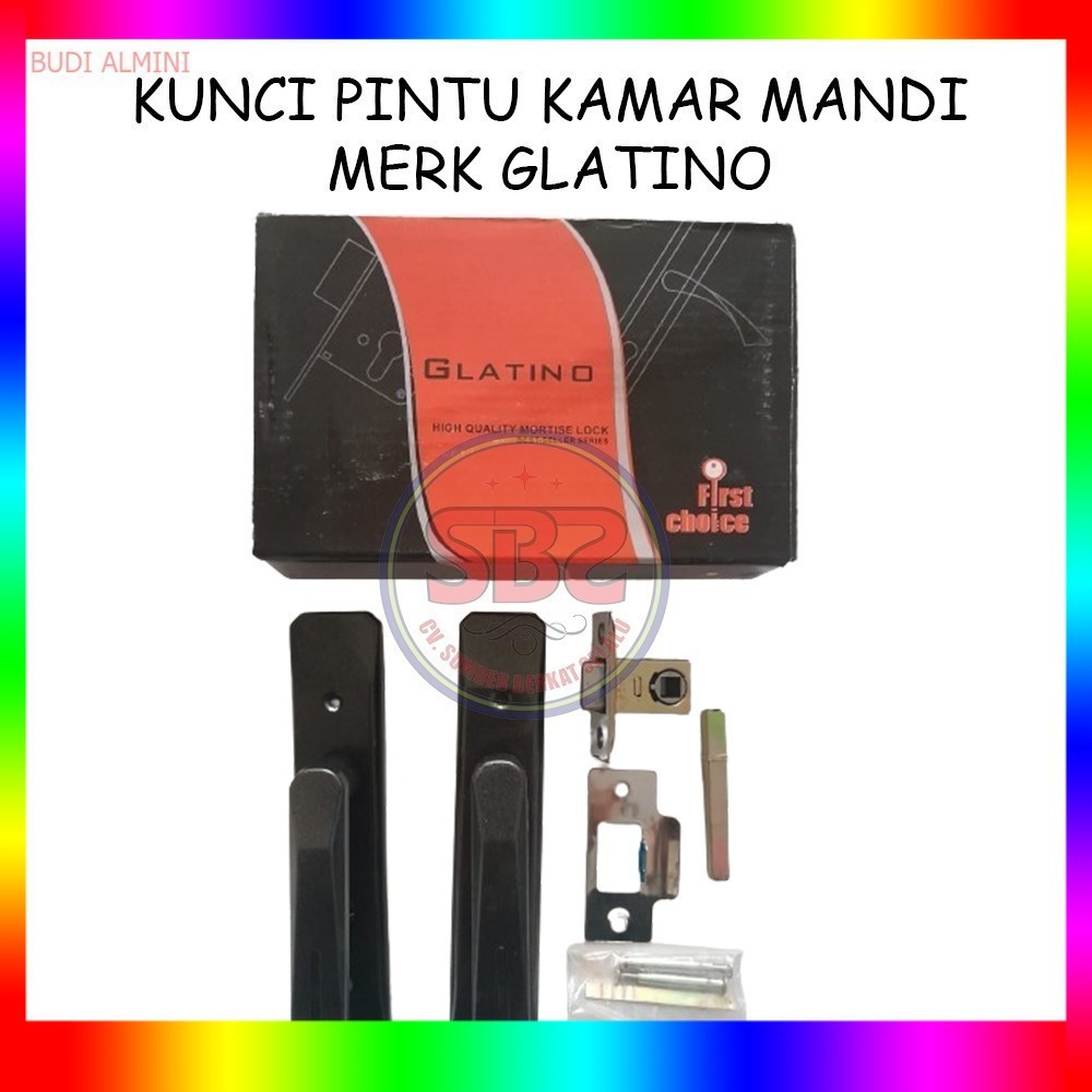 GLATINO Kunci Pintu Kamar Mandi Glatino / Kunci Kamar Mandi / Kunci Toilet