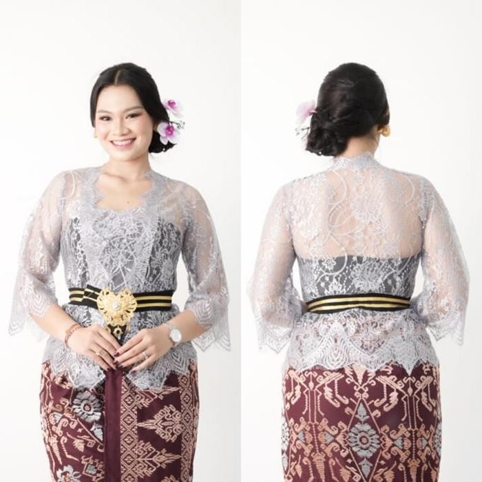 Kebaya Bali Spesial Big Size Jumbo - M, KEBAYA SAJA