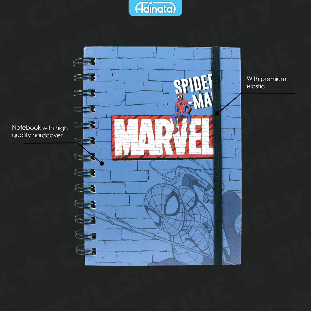 

Spiderman B6 Notebook 2523-4822 - Adinata / Buku Catatan / Memo