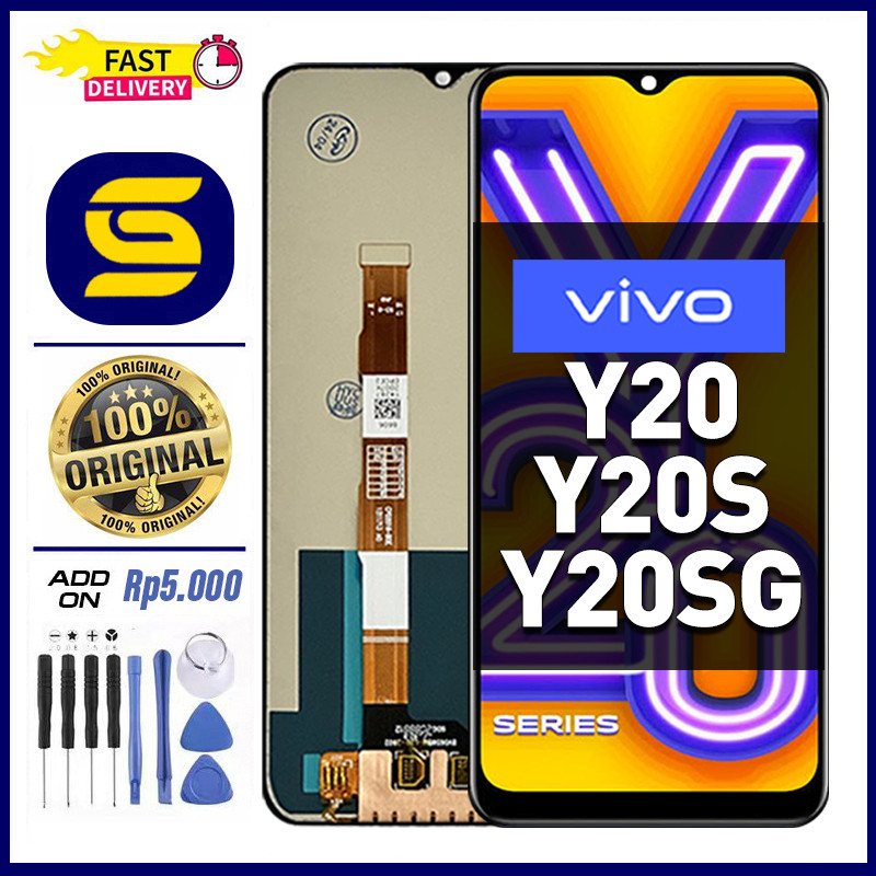 LCD VIVO Y20 - VIVO Y20S - VIVO Y20S G Original TouchScreen Fullset Compatible For Glass Digitizer o