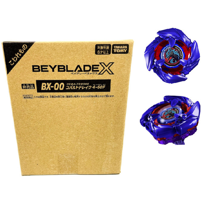 Original TAKARA TOMY Beyblade X Booster BX-00 Cobalt Drake 4-60F