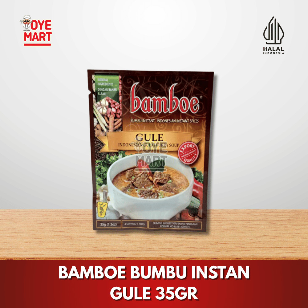 

BAMBOE BUMBU GULE INSTAN 35GR/BUMBU MASAKAN INSTAN