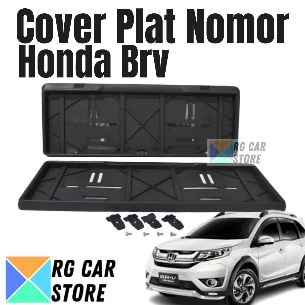 Frame Plat Nomor Mobil Honda Brv/Cover Plat Nomor Mobil Honda Brv Anti Bunyi