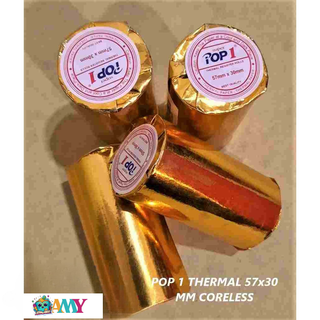 

POP 1 THERMAL 57 x 30 MM CORELESS AMY STASIONARY
